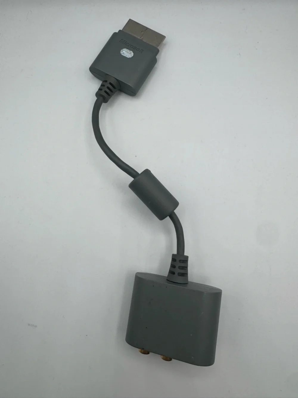 W220 Original Microsoft Xbox 360 Audio Adapter OEM X808221-001 Never Used